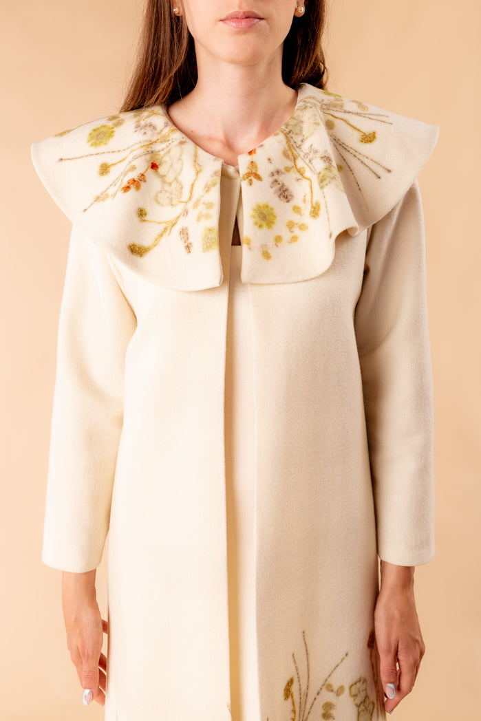 Cappotto Clotilde in Ecoprint