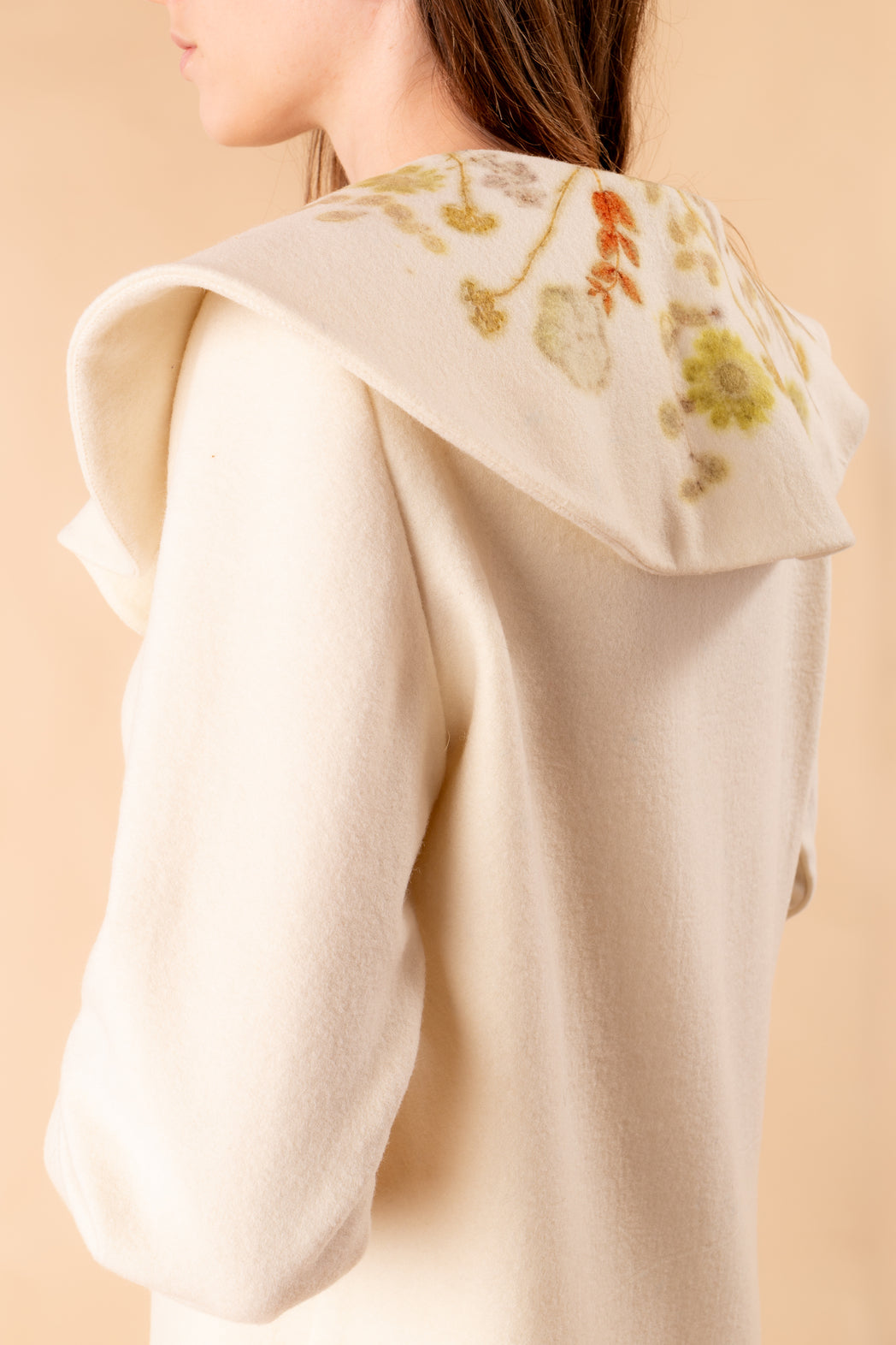 Cappotto Clotilde in Ecoprint